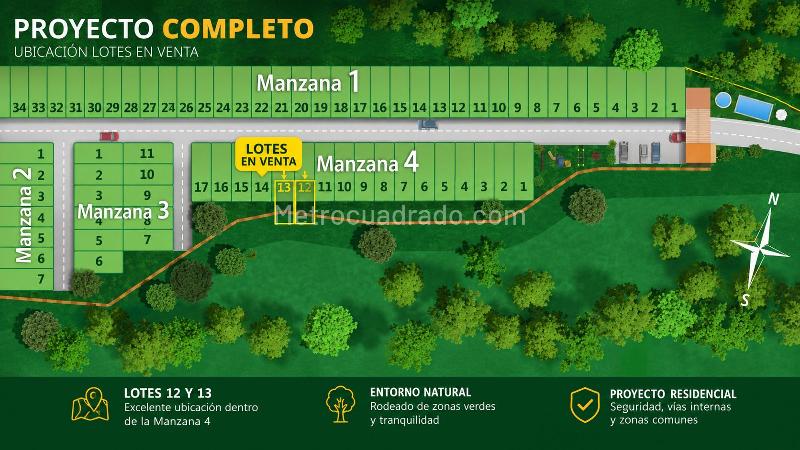 Lote en Venta, CONJUNTO SOLARES DEL COUNTRY, Jamundi - Vista 3