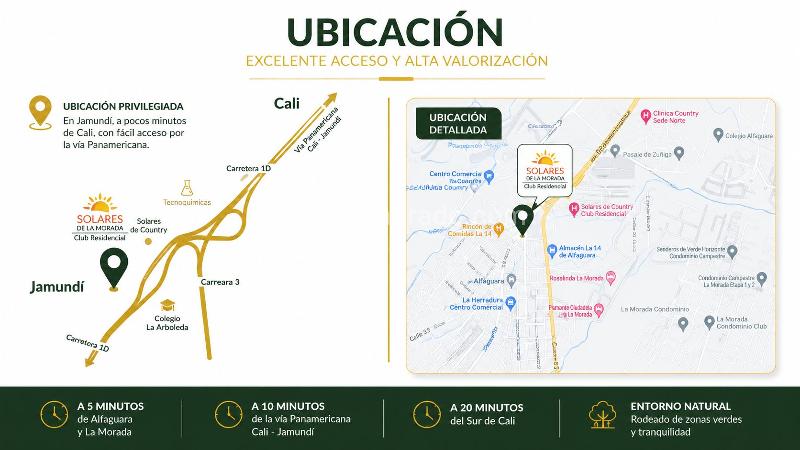 Lote en Venta, CONJUNTO SOLARES DEL COUNTRY, Jamundi - Más