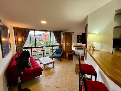 Apartaestudio en arriendo en Vegas Del Poblado, Medellín, 33 m² · foto 3 de 11