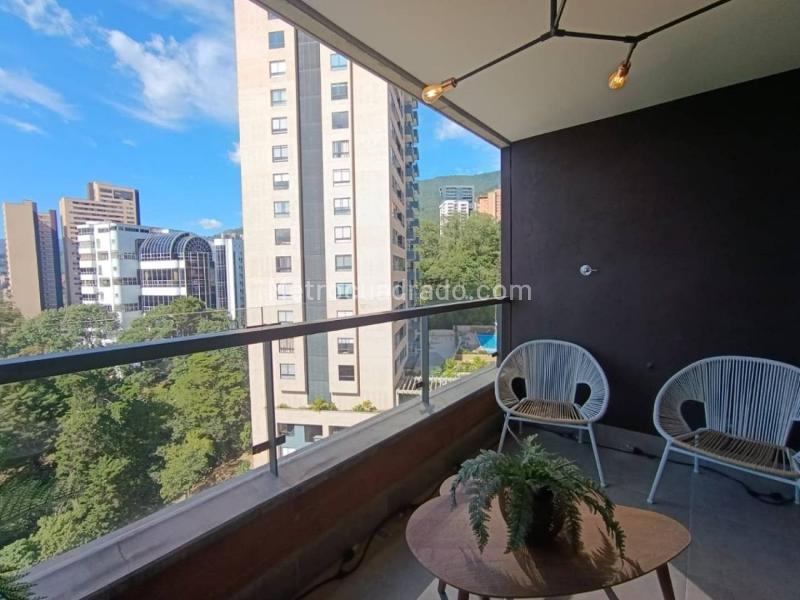 Apartamento Amoblado de 1 Alcoba con Vista Panorámica en El Poblado - 2
