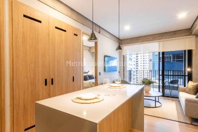 Apartamento de 1 alcoba en arriendo en Ciudad Del Rio, Medellín, 52 m² · foto 3 de 17