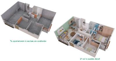 Apartamento de 3 alcobas en venta en Alameda Del Río, Barranquilla, 50 m² · foto 4 de 7