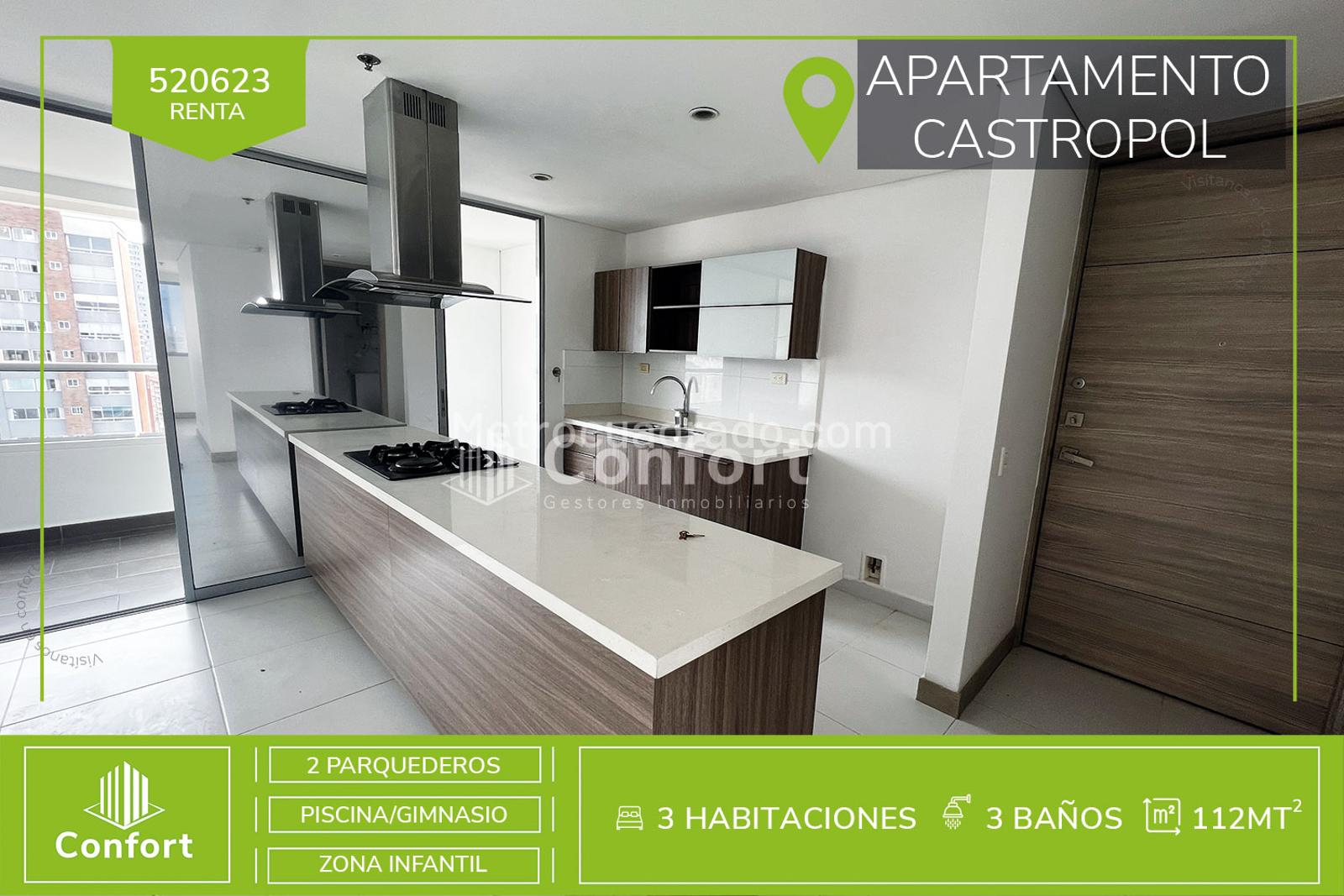 Arriendo de Apartamento en Castropol in - Medellín - 16174-M4509593