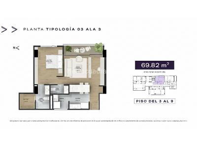 Apartamento de 1 alcoba en venta en Poblado El Campestre, Medellín, 70 m² · foto 16 de 20