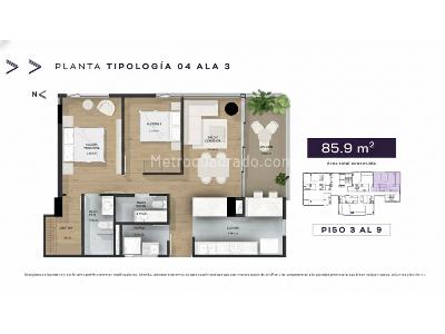 Apartamento de 1 alcoba en venta en Poblado El Campestre, Medellín, 70 m² · foto 17 de 20