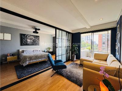 Apartaestudio en venta en Castropol, Medellín, 59 m² · foto 2 de 12