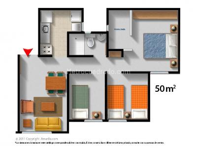 Apartamento de 3 alcobas en venta en Ciudad Verde, Soacha, 50 m² · foto 13 de 13