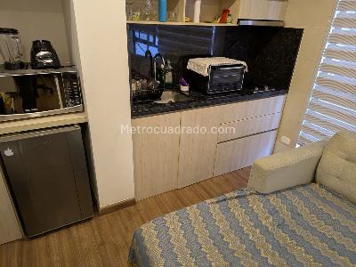 Apartamento de 1 alcoba en venta en Santa Barbara Central, Bogotá, 25 m² · foto 8 de 14