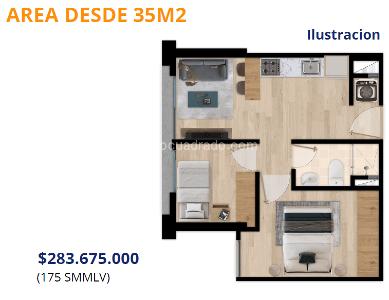 Apartamento en venta en Las Nieves, Bogotá · foto 3 de 3