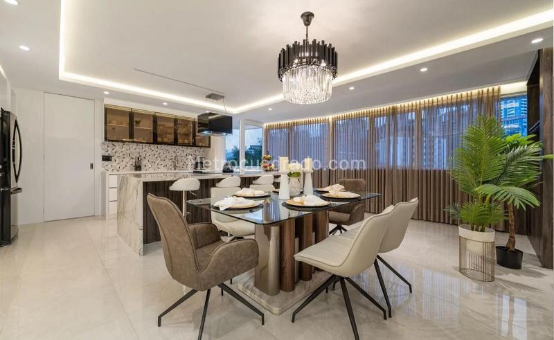 Apartamento de Lujo de 3 Alcobas en El Poblado Alto