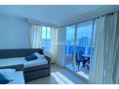 Apartamento de 1 alcoba en venta en El Laguito, Cartagena, 57 m² · foto 4 de 11
