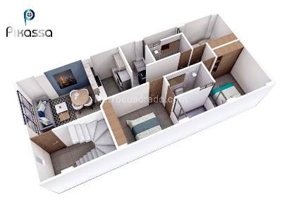 Apartamento de 3 alcobas en venta en El Carmen, Floridablanca, 62 m² · foto 9 de 9