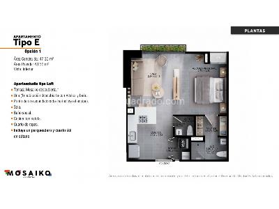 Apartamento de 1 alcoba en venta en Avenida 30 De Agosto Del Cafe, Pereira, 47 m² · foto 19 de 20