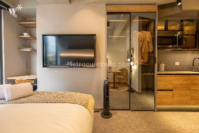 Apartaestudio en arriendo en Chico San Patricio, Bogotá, 22 m² · foto 3 de 20