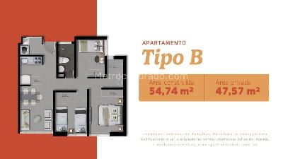 Apartamento de 3 alcobas en venta en Fontana, Bucaramanga, 55 m² · foto 2 de 10