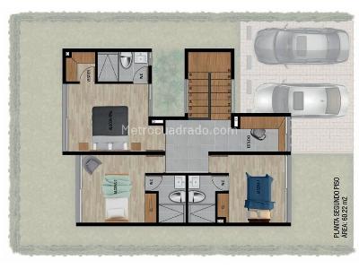 Casa de 3 alcobas en venta en Norte America, Bello, 126 m² · foto 6 de 8