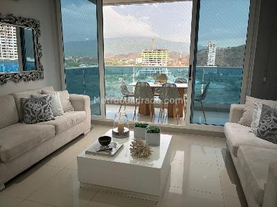 Apartamento de 2 alcobas en venta en Rodadero Playa Salguero, Santa Marta, 88 m² · foto 2 de 20
