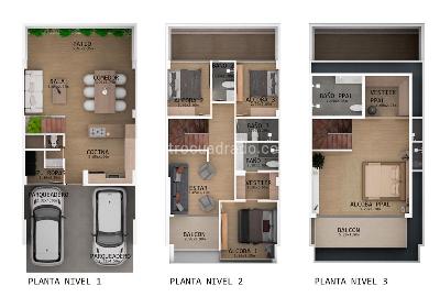 Casa de 4 alcobas en venta en Rionegro, 235 m² · foto 5 de 6