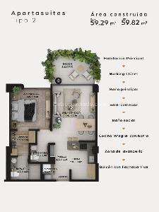Apartaestudio en venta en Caimo, Armenia, 59 m² · foto 18 de 20