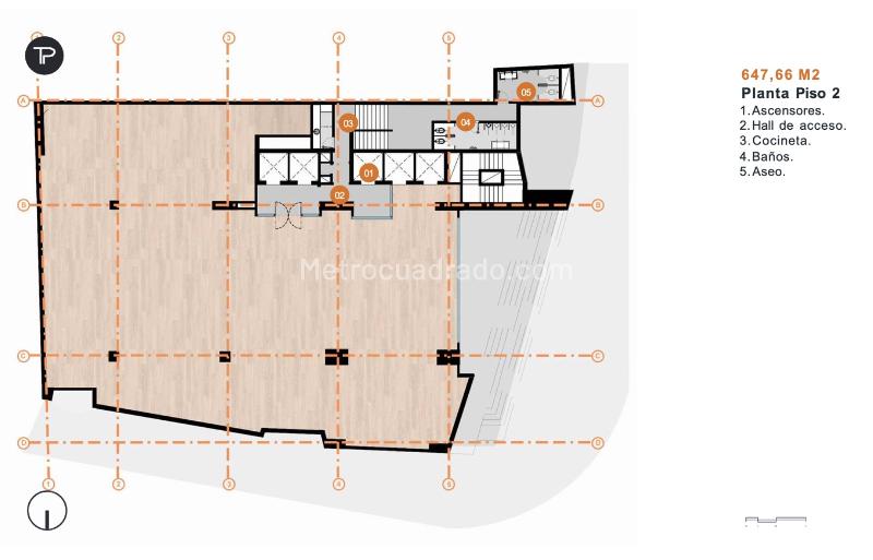 Oficina en Arriendo, SAN PEDRO, Cali – pohled 2