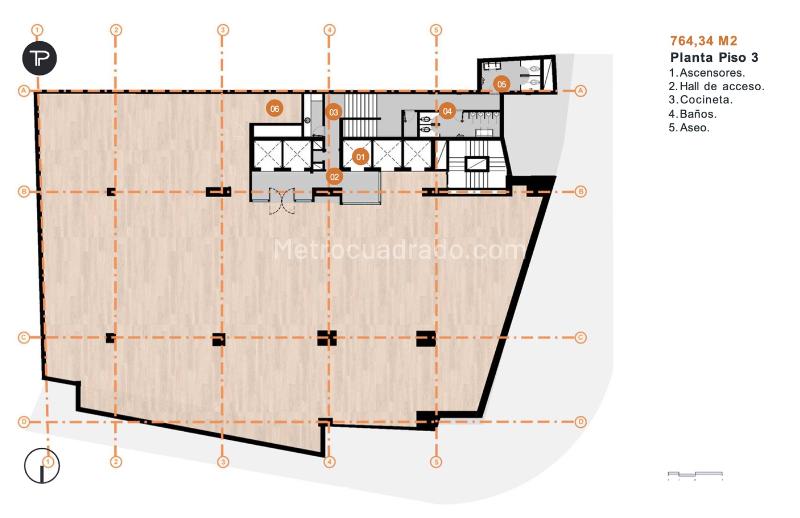 Oficina en Arriendo, SAN PEDRO, Cali - Widok 2