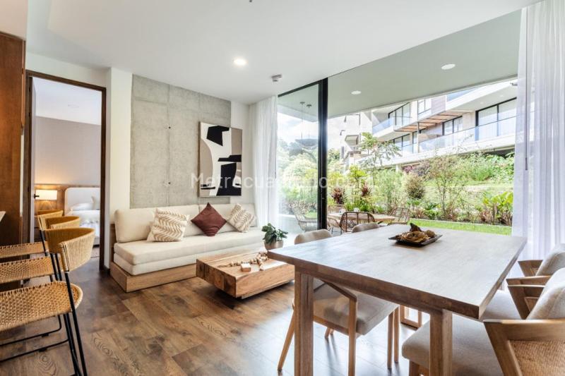 New Fully Furnished 2BR Apartment with Private Garden in La Fe