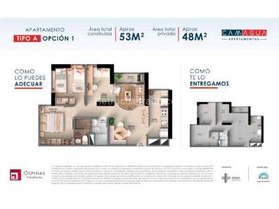 Apartamento de 3 alcobas en venta en Madera, Bello, 48 m² · foto 2 de 7