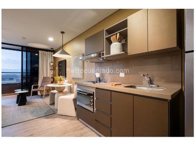 Apartamento de 1 alcoba en venta en Loma Del Escobero, Envigado, 50 m² · foto 3 de 4