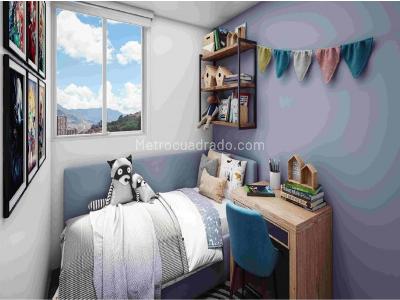Apartamento de 3 alcobas en venta en Bucaros, Bello, 51 m² · foto 12 de 20
