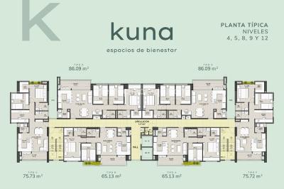Apartamento de 2 alcobas en venta en San Antonio De Pereira, Rionegro, 76 m² · foto 13 de 20