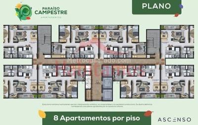 Apartamento de 2 alcobas en venta en Maria Auxiliadora, Sabaneta, 55 m² · foto 15 de 15