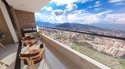 Apartamento de 3 alcobas en venta en Las Antillas, Envigado, 84 m² · foto 2 de 3