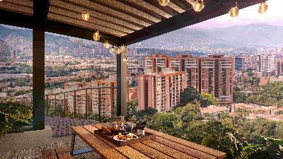 Apartamento de 3 alcobas en venta en Las Antillas, Envigado, 72 m² · foto 8 de 9