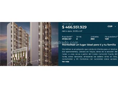Apartamento de 3 alcobas en venta en Niquia, Bello, 72 m² · foto 8 de 11