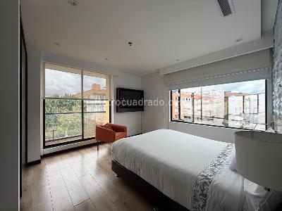Apartaestudio en arriendo en Chicó San Patricio, Bogotá · foto 9 de 10