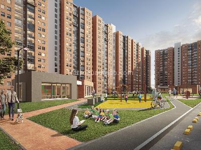 Apartamento de 3 alcobas en venta en Recreo, Bogotá, 46 m² · foto 5 de 5