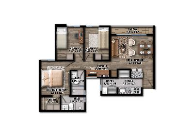 Apartamento en venta en Las Villas, Zipaquirá · foto 22 de 22