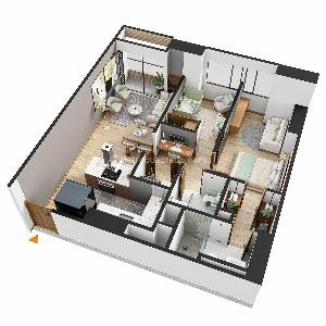 Apartamento de 2 alcobas en venta en Autopista Norte Con Calle 142, Bogotá, 56 m² · foto 16 de 16