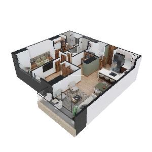 Apartamento de 3 alcobas en venta en Nuevo Salitre, Bogotá, 69 m² · foto 15 de 15