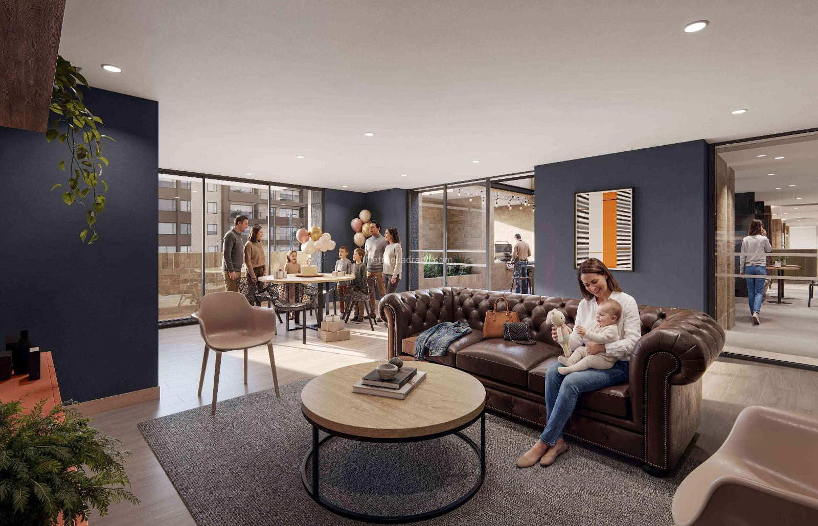 Apartamento de 3 habitaciones en venta en Nuevo Salitre, Bogotá — imagen 1 de 15