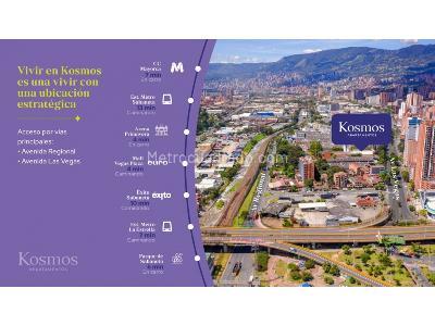 Apartamento de 2 alcobas en venta en Av Las Vegas, Sabaneta, 64 m² · foto 4 de 15