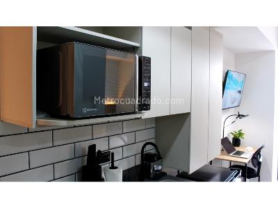 Apartaestudio en venta en Conquistadores, Medellín, 18 m² · foto 6 de 13