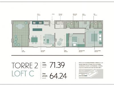 Apartamento de 3 alcobas en venta en Barro Blanco, Rionegro, 84 m² · foto 8 de 9