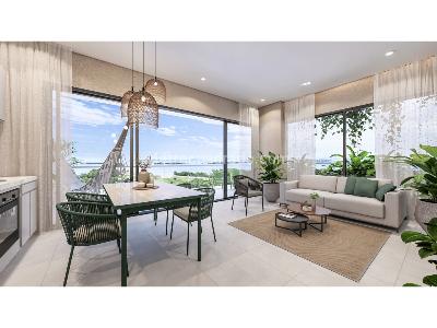 Apartamento de 1 alcoba en venta en Baru, Cartagena, 37 m² · foto 3 de 11