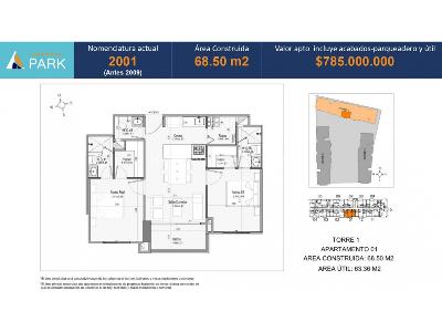 Apartamento de 2 alcobas en venta en Guayabal, Medellín, 68 m² · foto 11 de 13