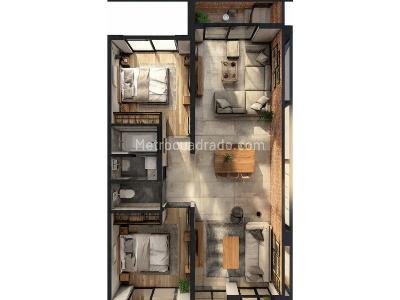 Apartamento en venta en Villa Hermosa, Medellín · foto 3 de 3
