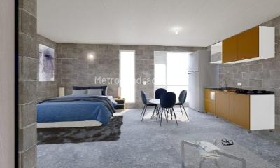 Apartaestudio en venta en Las Cruces, Bogotá, 28 m² · foto 3 de 5