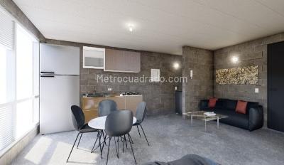 Apartaestudio en venta en Las Cruces, Bogotá, 28 m² · foto 4 de 5