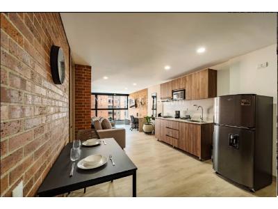 Apartaestudio en venta en Laureles, Medellín, 47 m² · foto 3 de 7