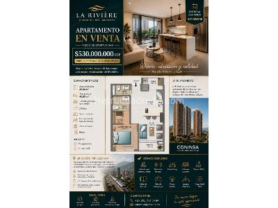 Apartaestudio en venta en Ciudad Del Rio, Medellín, 46 m² · foto 5 de 17